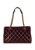 CC Quilted Chain Tote, back view